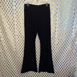 Black soft Flared leggings size XL